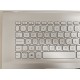 Carcasa superioara cu tastatura palmrest Laptop, Asus, VivoBook S17 S712F, S712FA, S712FAM, S712FB, S712J, S712JA, S712U, S712UA, 90NB0TW1-R30UK0, 90PC27380100GZ, 13NB0TW0M01011, 13N1-D0A0101, 13N1-D0A0401, argintie, layout UK
