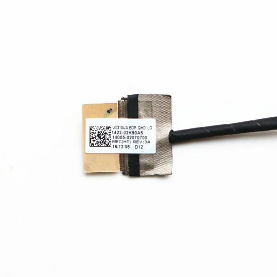 Cablu video LVDS Laptop, Asus, ZenBook UX310U, UX310UA, UX310UAK, UX310UF, UX310UQ, UX310UQK, 14005-02070700UQ, 14005-02070700, 1422-02K80AS, 1422-02K90AS, UX310UA EDP QHD LG, non touch, QHD, 40 pini