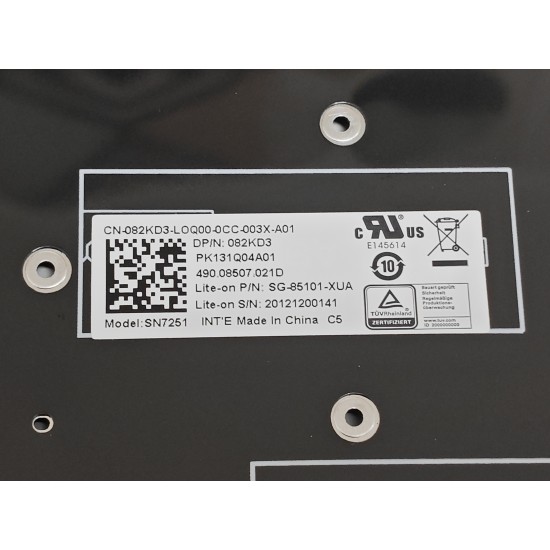 Tastatura Laptop, Dell, Inspiron P32E, P32E001, P35E, P65F, P65F001, P66F, P66F001, P72F, P72F002, P75F, P75F002, P75F003, P75F006, P89F, P89F001, layout US