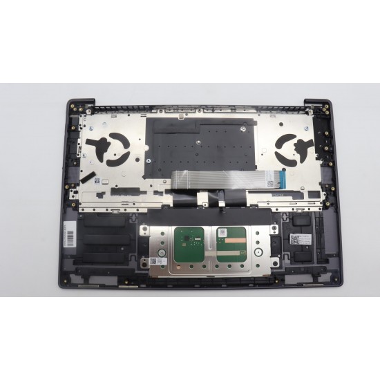 Carcasa superioara cu tastatura palmrest Laptop, Lenovo, Yoga Pro 7 14APH8 Type 82Y8, 5CB1L80275, HQ207220BC000, HQ269010001H0, NB6369, iluminata, Storm Grey, layout US