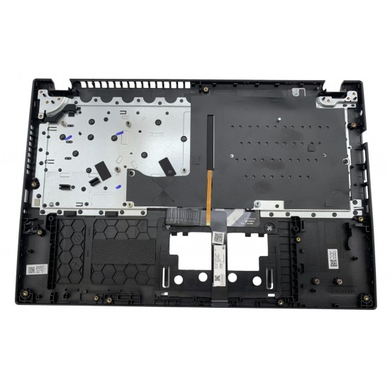 Carcasa superioara cu tastatura palmrest Laptop, Acer, Aspire 7 A715-76, A715-76G, 6B.QHTN7.030, EAZYX00201A, iluminata, neagra, layout US