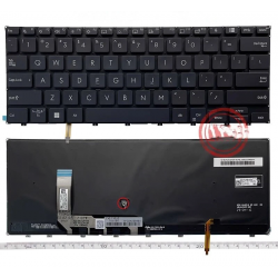 Tastatura Laptop, Asus, ExpertBook B7 Flip B7402F, B7402FBA, B7402FEA, B7402FVA, iluminata, neagra, layout US