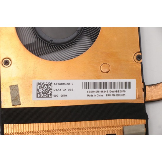 Cooler cu radiator Laptop, Lenovo, ThinkPad E590 Type 20NB, 20NC, 02DL825, ND75C30-18E09, AT1AH002DT0, 5V, 0.5A