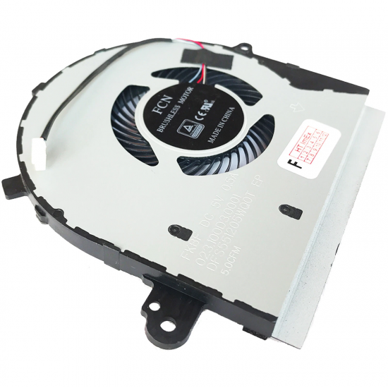 Cooler Laptop 2-in-1, Dell, Inspiron 7786, P36E, P36E001, GCN3G, 0GCN3G, DFS551205WQ0T-FL1D, 023.100D1.0001, 5V, 0.5A