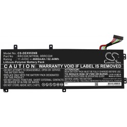 Baterie compatibila Laptop, Dell, XPS 15 9560, P56F, P56F002, RRCGW, M7R96, 0RRCGW, CS-DEX955NB, 11.4V, 4600mAh, 52.44Wh