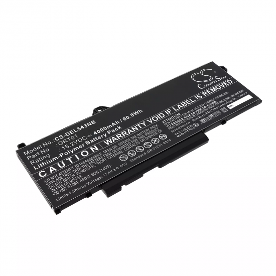 Baterie compatibila Laptop, Dell, Alienware M17 R5 AMD, P50E, P50E001, P50E002, P50E003, GRT01, CS-DEL543NB, 15.2V, 4000mah, 60.8Wh