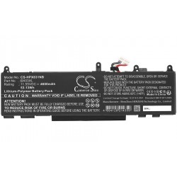 Baterie compatibila Laptop, HP, ZBook Firefly 16 G11, N59787-005, CS-HPX831NB, BX03XL, 11.55V, 4600mAh, 53.13Wh