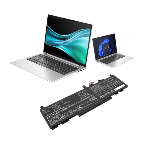 Baterie compatibila Laptop, HP, ZBook Firefly 14 G11, N59787-005, CS-HPX831NB, BX03XL, 11.55V, 4600mAh, 53.13Wh