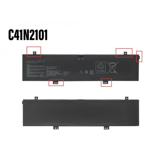 Baterie Laptop Gaming, Asus, TUF Dash F15 FX517Z, FX517ZC, FX517ZE, FX517ZR, FX517ZM, 0B200-04110000, 4ICP4/59/122, C41N2101-1, 15.48V, 4770mAh, 76Wh