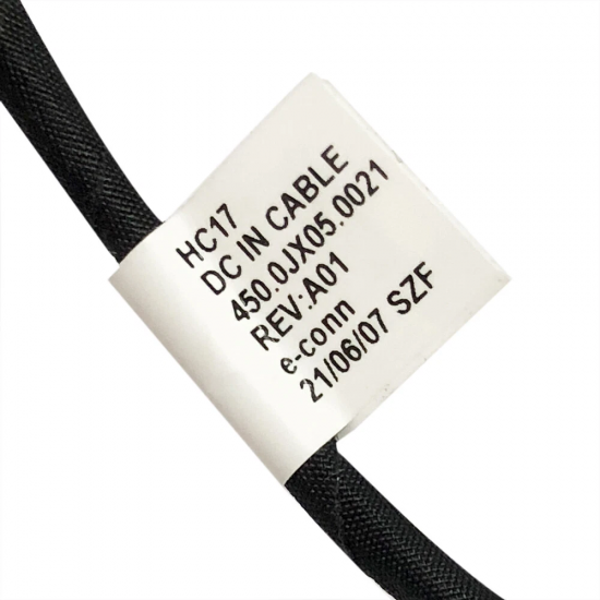 Mufa alimentare Laptop 2-in-1, Inspiron 7706, P98F, P98F001, GKHVN, 0GKHVN, 450.0JX05.002, 450.0JX05.0021, HC17 DC IN CABLE, 7.5cm