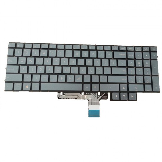 Tastatura Laptop, Asus, ProArt StudioBook Pro X W730G, W730G1T, W730G2T, W730G5T, iluminata, gri, layout US