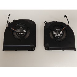 Set coolere Laptop Gaming, Gigabyte AORUS 17 BSF-73, BSF-73DE654SH, DFSCL42P06593A-FQ6S, DFSCL42P16593A-FQ6R, 12V, 0.6A, CPU si GPU