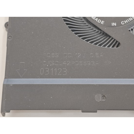 Set coolere Laptop Gaming, Gigabyte AORUS 17 BSF-73, BSF-73DE654SH, DFSCL42P06593A-FQ6S, DFSCL42P16593A-FQ6R, 12V, 0.6A, CPU si GPU