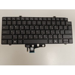 Tastatura Laptop, Dell, Precision 3470, 3480, 009N23, iluminata, neagra, layout HB/HEB (ebraica)
