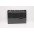 Carcasa superioara cu tastatura palmrest Laptop, Lenovo, Legion 5 Pro 16ACH6H Type 82JQ, 5CB1C93162, 5CB1C93166, AP1ZV000100, iluminata, Slate Grey, layout US