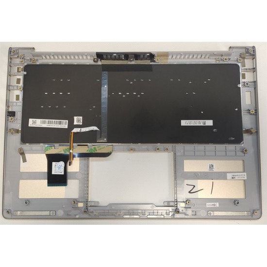 Carcasa superioara cu tastatura palmrest Laptop, Asus, ZenBook UX303L, UX303LA, UX303LAB, UX303LN, UX303LB, UX303LNB, UX303U, UX303UA, UX303UB, 90NB08V5-R31US0, AM16U00150S, 13NB04R5P01021, UX303UA-1C, iluminata, aurie, layout US