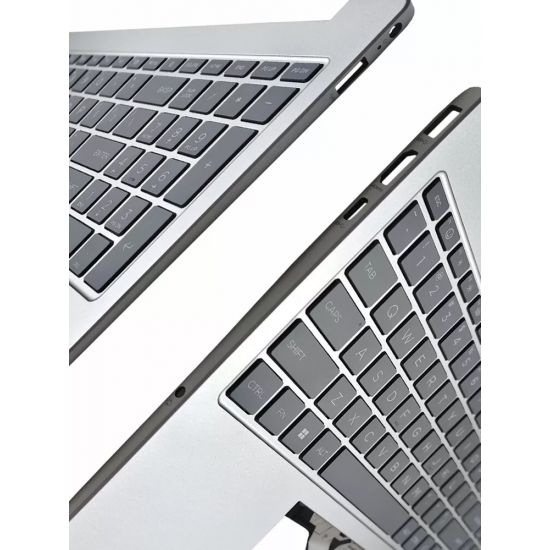 Carcasa superioara cu tastatura palmrest Laptop, HP, 15-FD, 15T-FD, TPN-Q287, N36751-001, KTAFA0PD001020, iluminata, argintie, layout US