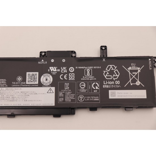 Baterie Laptop, Lenovo, ThinkPad P16 Gen 2 Type 21FA, 21FB, 3ICP5/54/90-2 L21L6P70, 3ICP5/54/90-2, 11.52V, 7970mAh, 94Wh