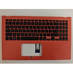 Carcasa superioara palmrest cu tastatura Laptop, Asus, VivoBook 15 S512J, S512JA, S512JF, S512JP, S512U, S512UA, S512UF, 90NB0K97-R32US0, 13NB0KA7AP0101, 13N1-6TA0X01, X512UB-8R, iluminata, rosie, layout US