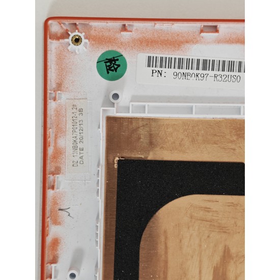 Carcasa superioara palmrest cu tastatura Laptop, Asus, VivoBook 15 S512D, S512DA, S512DK, S512F, S512FA, S512FB, S512FJ, S512FL, 90NB0K97-R32US0, 13NB0KA7AP0101, 13N1-6TA0X01, X512UB-8R, iluminata, rosie, layout US