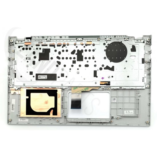 Carcasa superioara cu tastatura palmrest Laptop, Asus, VivoBook 15 X512D, X512DA, X512DAP, X512DAU, X512DK, X512F, X512FA, X512FAG, X512FAY, X512FB, X512FBC, 90NB0KR2-R31UI0, 13NB0KA2P02021-1, 13N1-6TA0912, X512FA-8S, iluminata, argintie, layout US