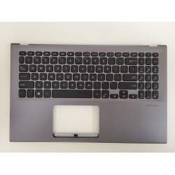 Carcasa superioara palmrest cu tastatura Laptop, Asus, VivoBook 15 S512J, S512JA, S512JF, S512JP, S512U, S512UA, S512UF, 90NB0M93-R31US1, 13NB0M93P02012-3, 13N1-88A0401, X512FL-1G, gri, layout US
