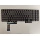 Tastatura Laptop, Lenovo, Legion Pro 7 16IRX9H Type 83DE, iluminata, RGB Per Key, gri, layout UK