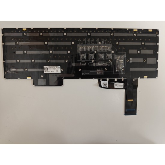 Tastatura Laptop, Lenovo, Legion Pro 7 16IRX9H Type 83DE, iluminata, RGB Per Key, gri, layout UK