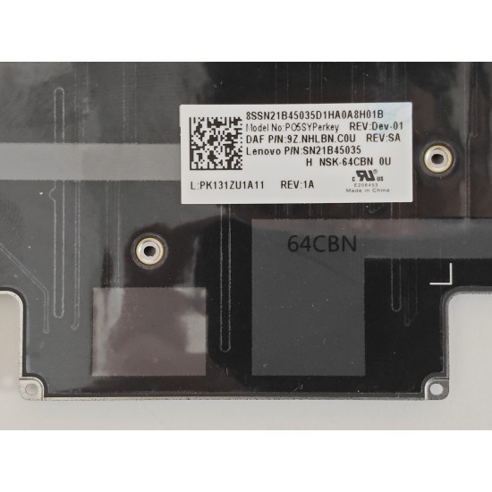 Tastatura Laptop, Lenovo, Legion Pro 7 16IRX9H Type 83DE, iluminata, RGB Per Key, gri, layout UK