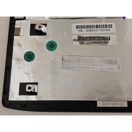 Carcasa superioara cu tastatura palmrest Laptop Gaming, Asus, ROG G552J, G552JX, G552V, G552VL, G552VW, G552VX, 90NB09I5-R31US0, 13NB07Z5AP0111, 13NB07Z5P02013, 13N0-RZA0J11, iluminata, neagra, layout US