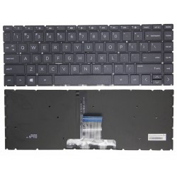 Tastatura Laptop, HP, 14-DQ, 14T-DQ, 14S-DQ, 14Z-DQ, TPN-Q221, iluminata, neagra, layout US