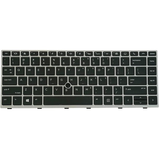 Tastatura Laptop, HP, mt44 Mobile Thin Client, L14379-001, 6037B0138901, iluminata, neagra, layout US