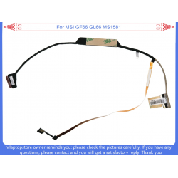 Cablu video LVDS Laptop Gaming, MSI, Sword 15 A11UE, A11UG, MS-1581, K1N3040281J36, K1N-3040281-J36, MS1581, EDP Cable, 40 pini