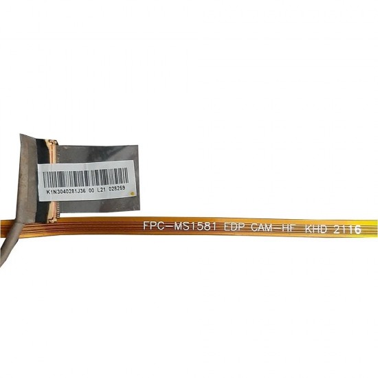 Cablu video LVDS Laptop Gaming, MSI, Sword 15 A11UE, A11UG, MS-1581, K1N3040281J36, K1N-3040281-J36, MS1581, EDP Cable, 40 pini