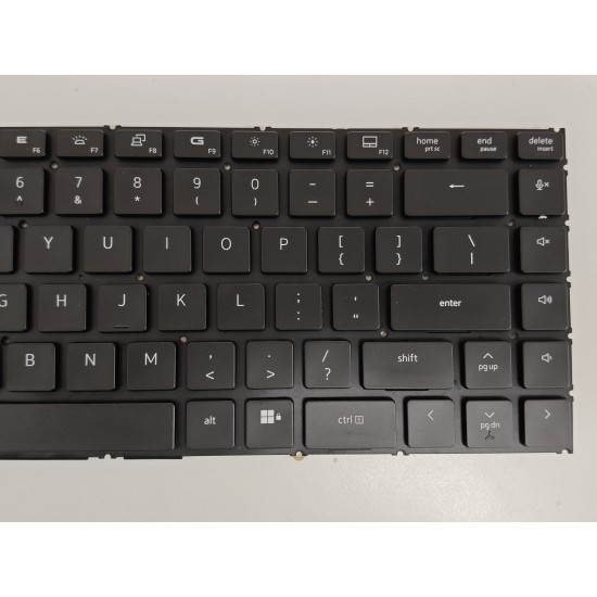Tastatura Laptop Gaming, Dell, G16 7620, P112F, P112F001, iluminata, RGB Per Key, neagra, layout US