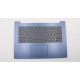 Carcasa superioara cu tastatura palmrest Laptop, Lenovo, IdeaPad 330-14IKB Type 81DA, 81G2, 5CB0R13873, AP185000320, AM13N000100, DG421, albastra, layout US