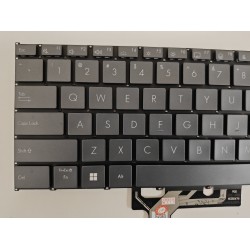 Tastatura Laptop, Asus, ZenBook 14 Q415M, Q415MA, gri, layout US