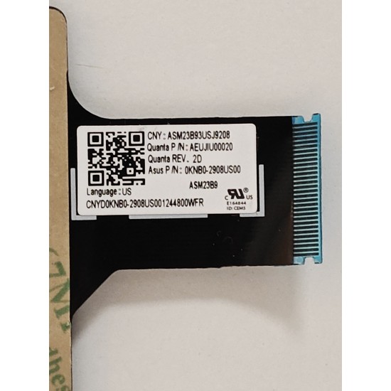 Tastatura Laptop, Asus, ZenBook 14 Q415M, Q415MA, gri, layout US