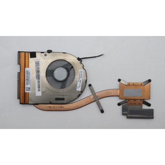 Cooler cu radiator Laptop, Lenovo, ThinkPad P14s Gen 3 Type 21AK, 21AL, 5H41B77276, AT2D3001TB0, M-280C-1, UMA, pentru placa video integrata, 5V, 0.38A