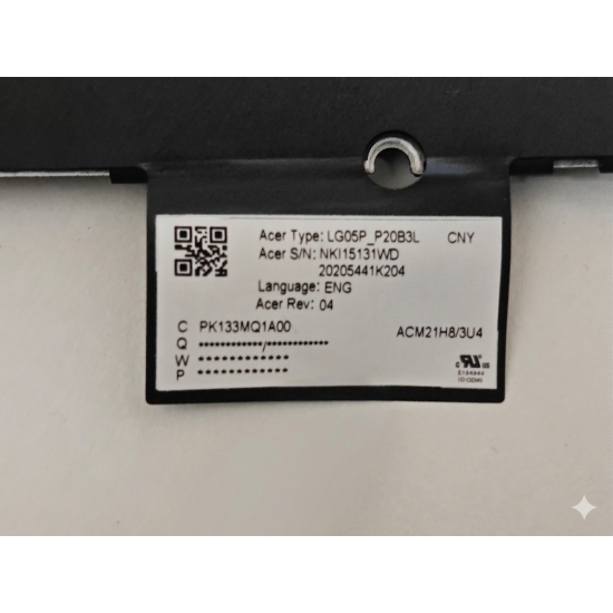 Tastatura Laptop Gaming, Acer, Predator Helios 16 PH16-71, PH16-72, N23Q1, iluminata, RGB Per Key, neagra, layout US