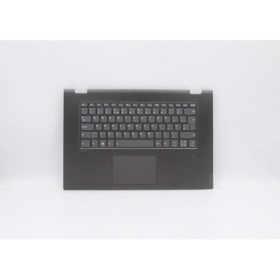 Carcasa superioara cu tastatura palmrest Laptop, Lenovo, IdeaPad C340-15IML Type 81TL, 5CB0S17586, AM2G9000200, ET2G9000500, ET2G9000200, iluminata, cu fingerprint, layout UK