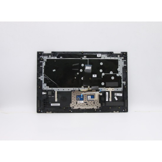 Carcasa superioara cu tastatura palmrest Laptop, Lenovo, IdeaPad C340-15IML Type 81TL, 5CB0S17586, AM2G9000200, ET2G9000500, ET2G9000200, iluminata, cu fingerprint, layout UK