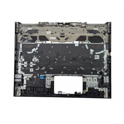 Carcasa superioara cu tastatura palmrest Laptop Gaming, Dell, G16 7630, P122F, P122F003, 0XYT06, XYT06, AP400000101, iluminata, RGB, neagra, layout US