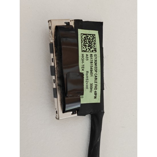 Cablu video LVDS Laptop Gaming, Asus, ROG Strix Scar 17 G733Q, G733QM, G733QR, G733S, G733SA, 14005-03690100, 6017B1549401, 6017B1549501, 6017B1551601, FHD, 240Hz, 300Hz, 360Hz, conector ingust, 37.5cm, 40 pini