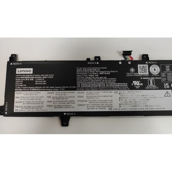 Baterie Laptop, Lenovo, ThinkPad L21M4P78, L21M4P77, L21C4P74, L21D4P76, 5B10W51890, SB10W51991, 4ICP3/66/135, 15.48V, 4355mAh, 69.1Wh