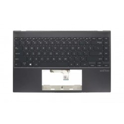 Carcasa superioara cu tastatura palmrest Laptop, Asus, ZenBook 14 UX425, UX425A, UX425J, UX425JA, UX425EA, U4700, U4700J, 90NB0SM1-R30UI0, cu iluminare, layout US