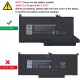 Baterie Laptop, Dell, Latitude 12 7290, E7290, P28S, P28S002, DJ1J0, 11.4V, 3500mAh, 42Wh