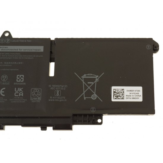 Baterie Laptop 2-in-1, Dell, Latitude 7640, P132F, P132F001, 66DWX, 11.4V, 4878mAh, 57Wh