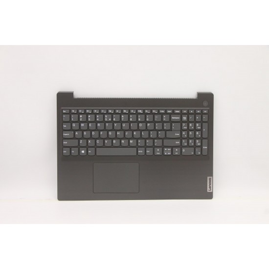 Carcasa superioara cu tastatura palmrest Laptop, Lenovo, IdeaPad 3-15IML05 Type 81WB, 81WR, 82BS, 5CB1C17468, AP28B000200, AM1JV000300, AM1JV000300, Iron Grey, layout US