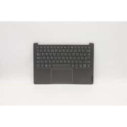 Carcasa superioara cu tastatura palmrest Laptop, Lenovo, IdeaPad S540-13IML Type 81XA, 5CB0Z27886, AM1GW000J30, AM1GW000700, ET1GW000100, iluminata, Iron Grey, layout UK